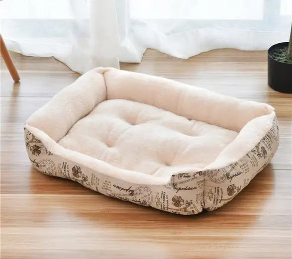 Warm Bone Pet Dogs Bed Washable House Cat Puppy Cotton Kennel Mat Soft Nest Dog Baskets Pet Products For Small Medium Large Dog