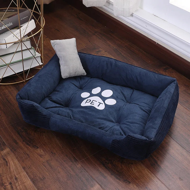 Warm Bone Pet Dogs Bed Washable House Cat Puppy Cotton Kennel Mat Soft Nest Dog Baskets Pet Products For Small Medium Large Dog