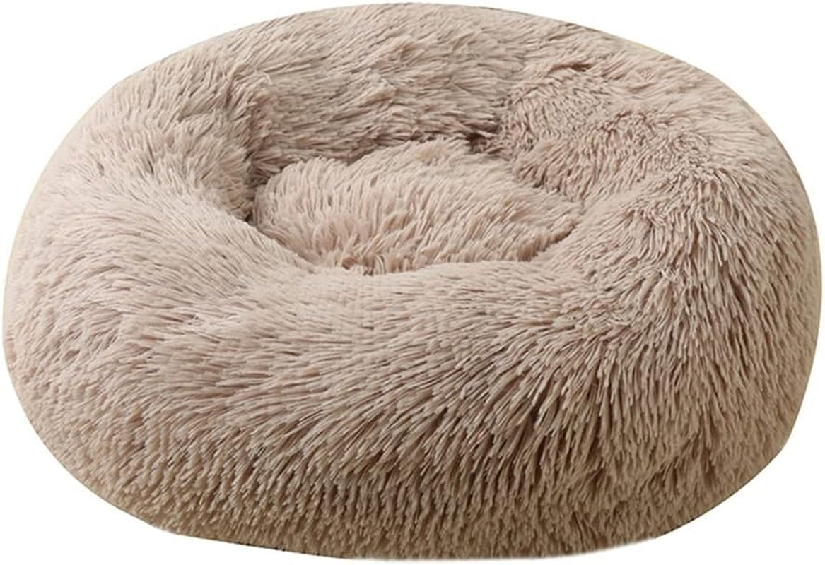 Versatile Machine Washable Dog Bed for All Sizes - Perfect Comfort for Large, Medium & Small Dogs (L-24, Khaki)