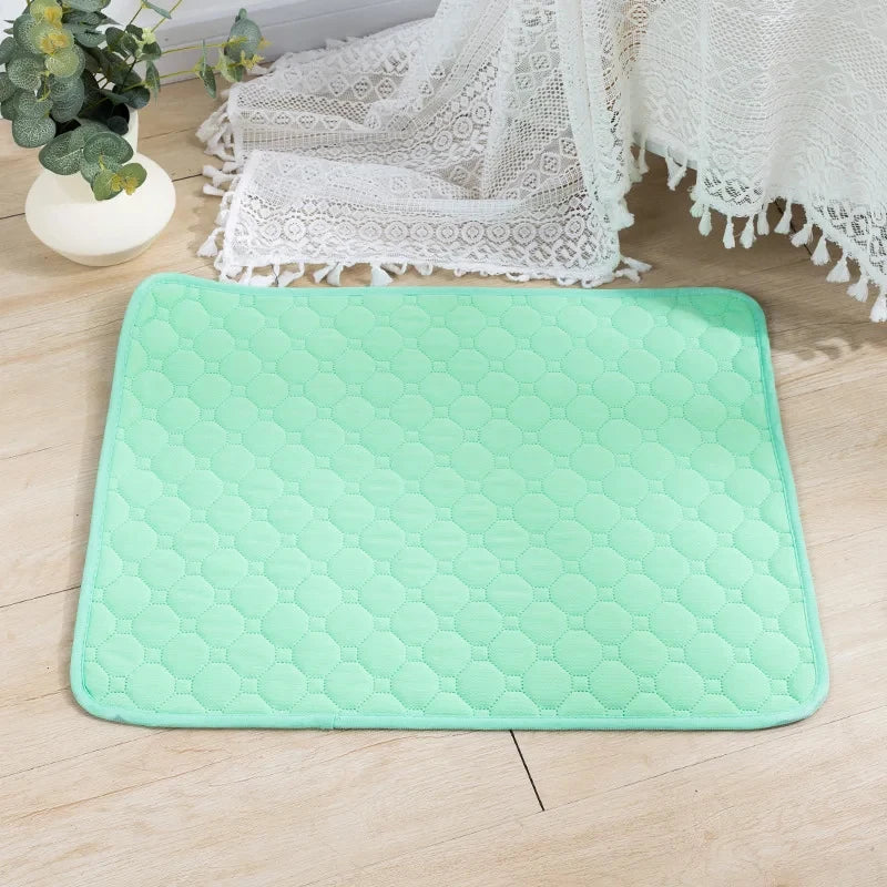 Washable Reusable Pet Pee Pad - Four-Layer Waterproof Dog Training Pad Pet Bed Urine Mat for Pet Car Seat Cover Pet Accessory