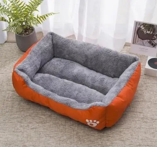 Warm Bone Pet Dogs Bed Washable House Cat Puppy Cotton Kennel Mat Soft Nest Dog Baskets Pet Products For Small Medium Large Dog