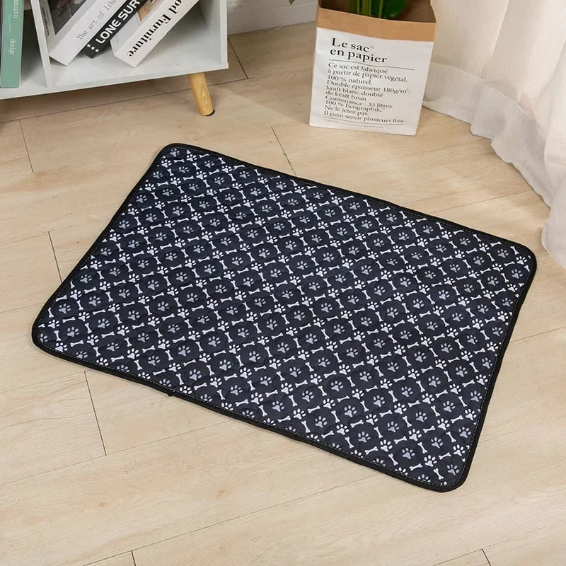 Washable Reusable Pet Pee Pad - Four-Layer Waterproof Dog Training Pad Pet Bed Urine Mat for Pet Car Seat Cover Pet Accessory