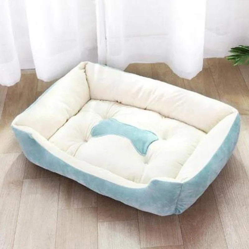 Warm Bone Pet Dogs Bed Washable House Cat Puppy Cotton Kennel Mat Soft Nest Dog Baskets Pet Products For Small Medium Large Dog