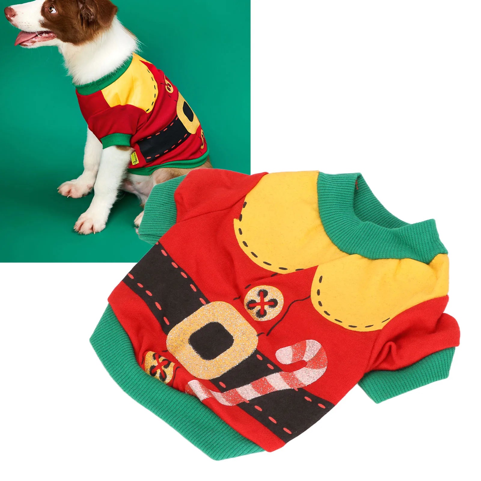 Dog Christmas Shirt Cute Stylish Soft Warm Pet Winter Christmas Clothes For Dogs Cats Pets