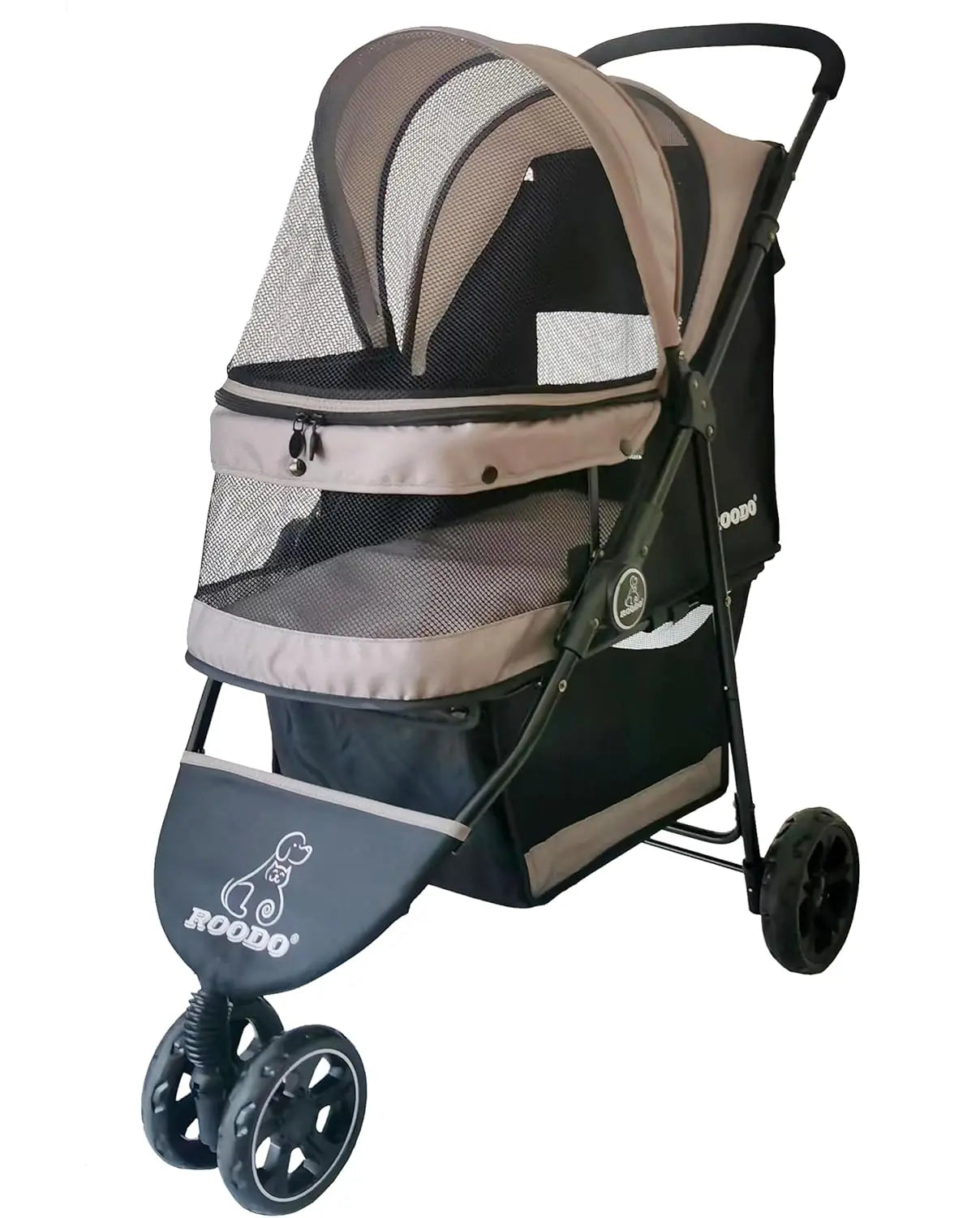 Dog Stroller  Pet Stroller for Small Dogs and Cats, Lightweight Pet Gear Foldable Jogger Travel System(Grey), Cat Stroller