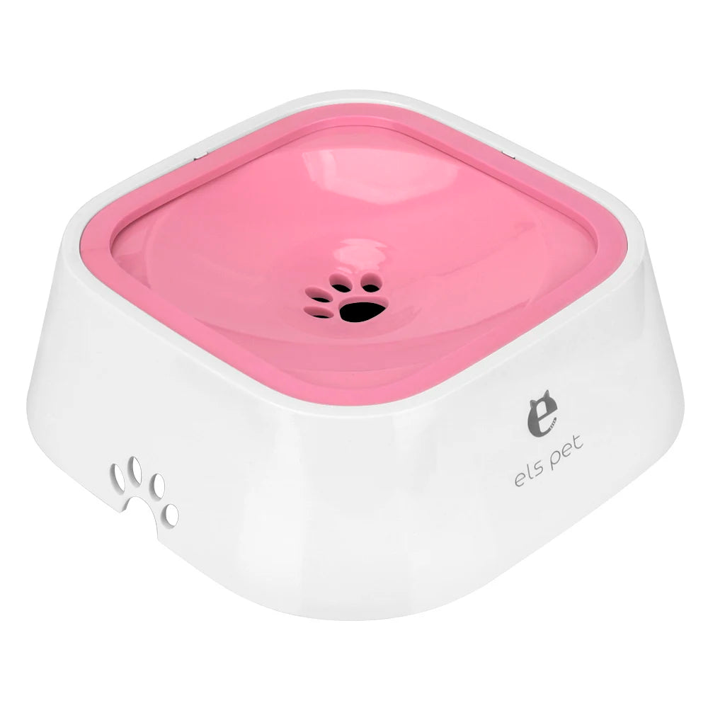 Slow Water Feeder Dispenser Dog Supplies Carried Floating Bowl Anti-Overflow Pet Fountain Cat Dog Water Bowl 1.5L