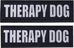 Reflective Service Dog in Training Patches with Hook Backing for Service Animal Vests /Harnesses Large (6 X 2) Inch by Furry Buddy | Best Price Online