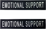 Reflective Service Dog in Training Patches with Hook Backing for Service Animal Vests /Harnesses Large (6 X 2) Inch by Furry Buddy | Best Price Online