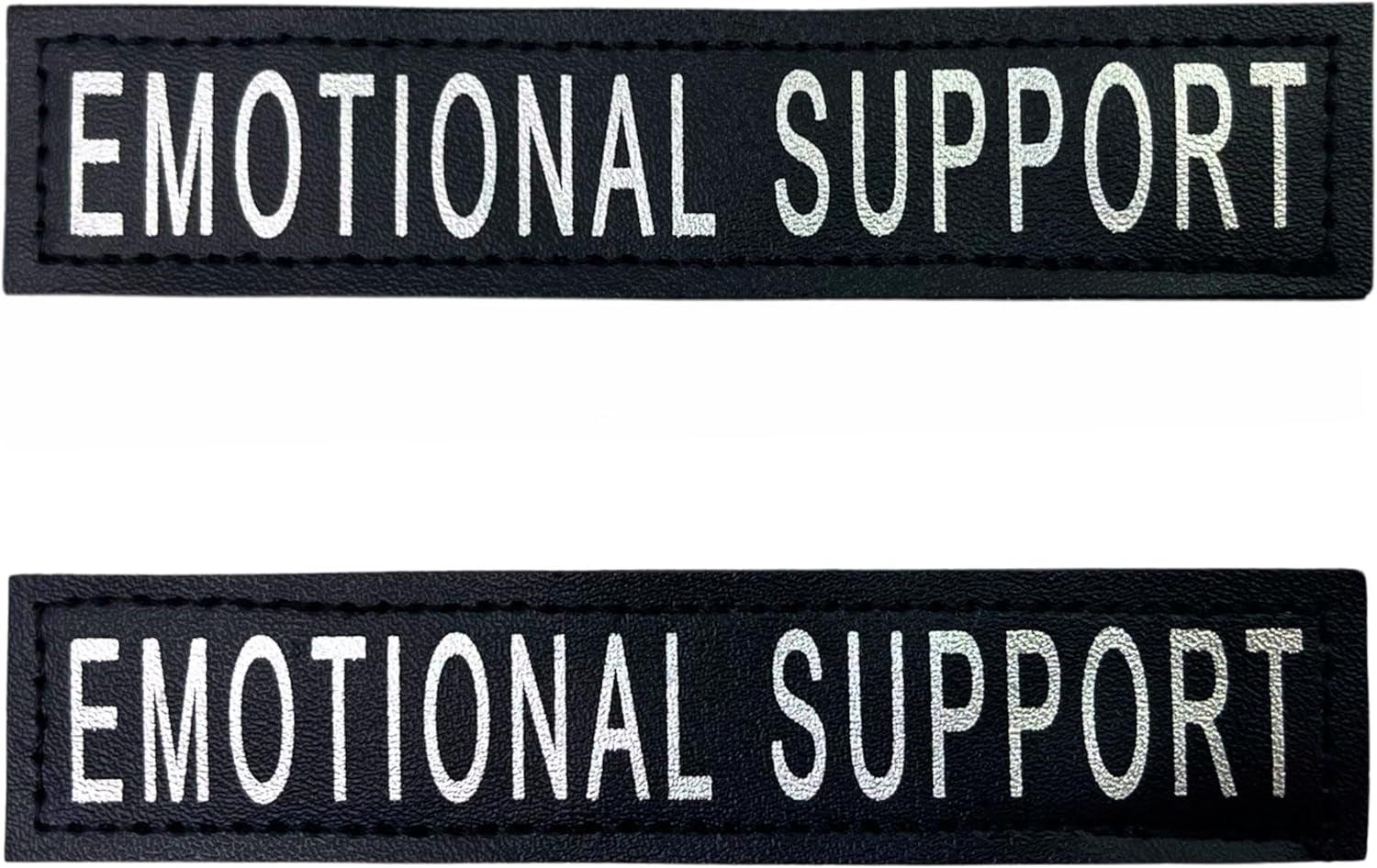 Reflective Service Dog in Training Patches with Hook Backing for Service Animal Vests /Harnesses Large (6 X 2) Inch by Furry Buddy | Best Price Online