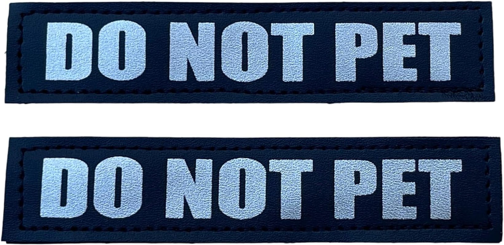 Reflective Service Dog in Training Patches with Hook Backing for Service Animal Vests /Harnesses Large (6 X 2) Inch by Furry Buddy | Best Price Online