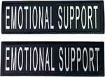 Reflective Service Dog in Training Patches with Hook Backing for Service Animal Vests /Harnesses Large (6 X 2) Inch by Furry Buddy | Best Price Online