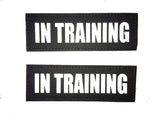 Reflective Service Dog in Training Patches with Hook Backing for Service Animal Vests /Harnesses Large (6 X 2) Inch by Furry Buddy | Best Price Online